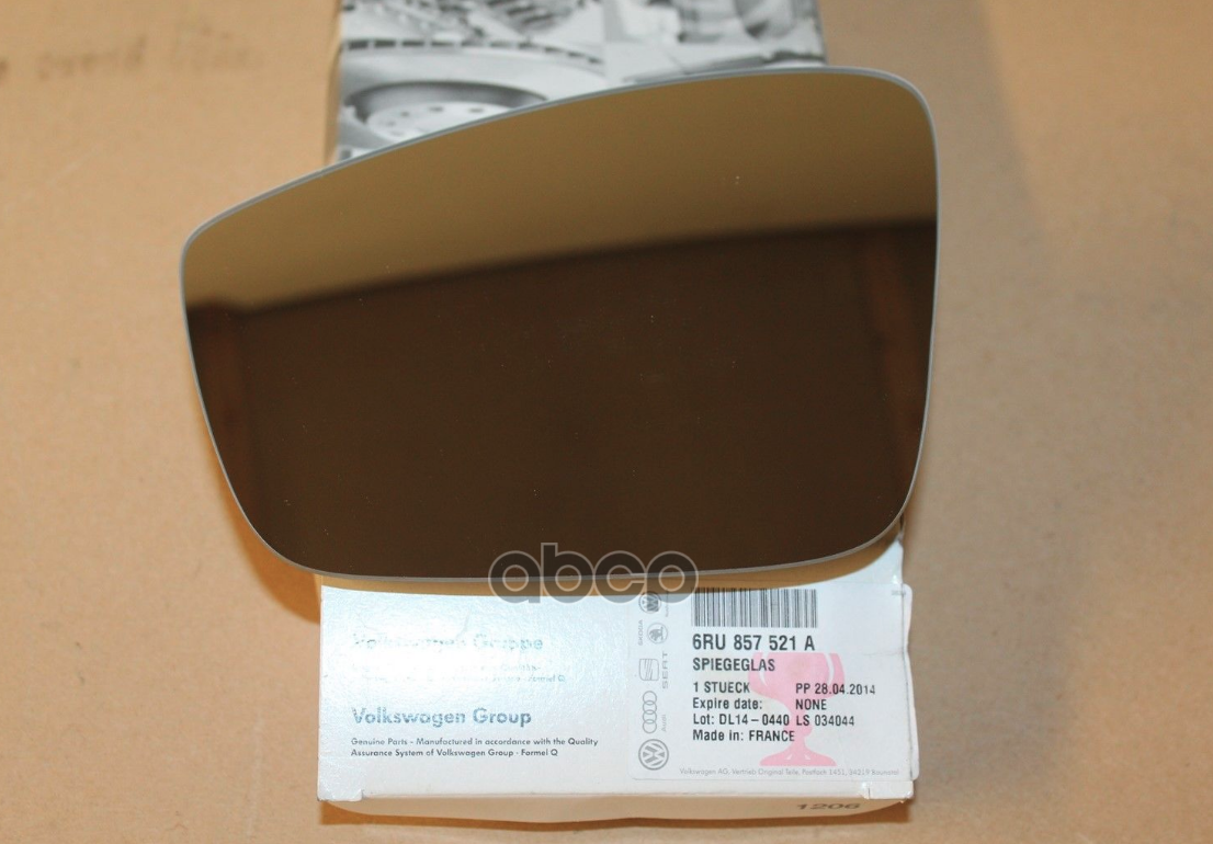 Стекло Зеркала Левое / 6Ru857521a VAG арт. 6RU857521A