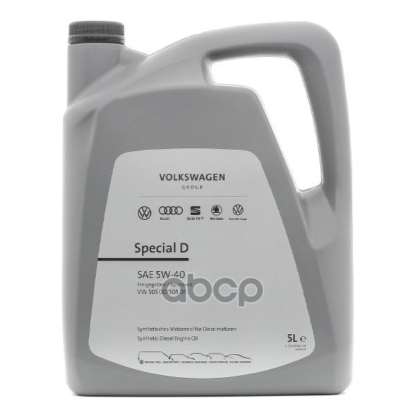 VAG Масло Моторное Special D 5W40, 5L, Шт Gs55505m4