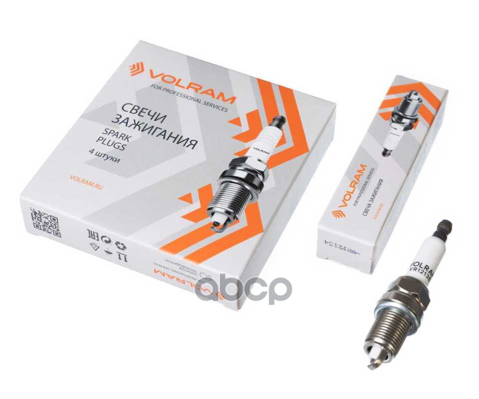 Свеча зажигания OPEL ASTRA J 1.4-1.6 -15/CORSA D 1.0-1.4 -14, CHEVROLET VOLRAM арт. VR12136