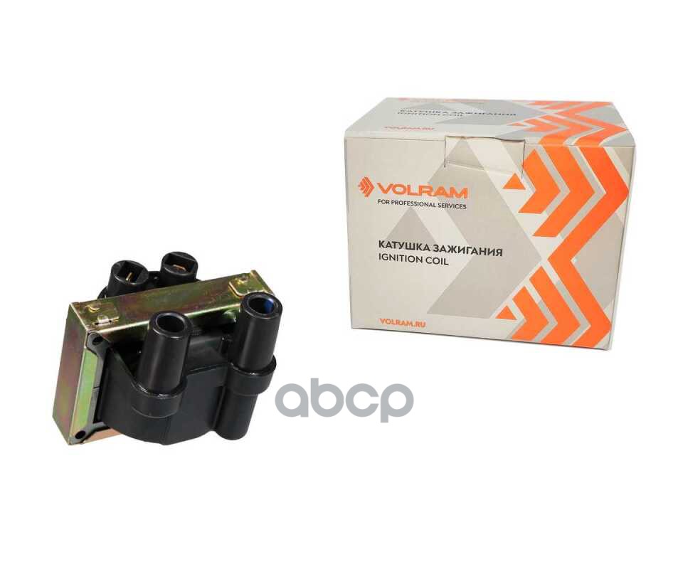 Катушка зажигания (406.3705) ГАЗ ГАЗЕЛЬ, СОБОЛЬ, УАЗ HUNTER, дв. ЗМЗ-405, 406, 409 VOLRAM арт. VR25119