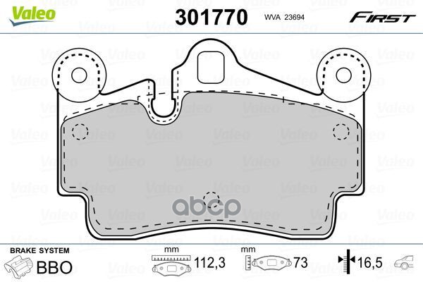 Колодки Тормозные Дисковые Задн Audi Q7 3.6/4.2/3.0D/4.2D/6.0D 03/06- Porsche Cayenne 3.2/3.6/4.5/4.8/3.0D 08/02-05/10 Volksw...