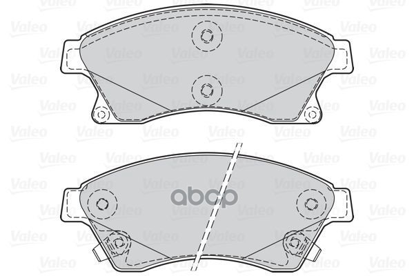 Колодки тормозные дисковые перед Valeo арт. 302130