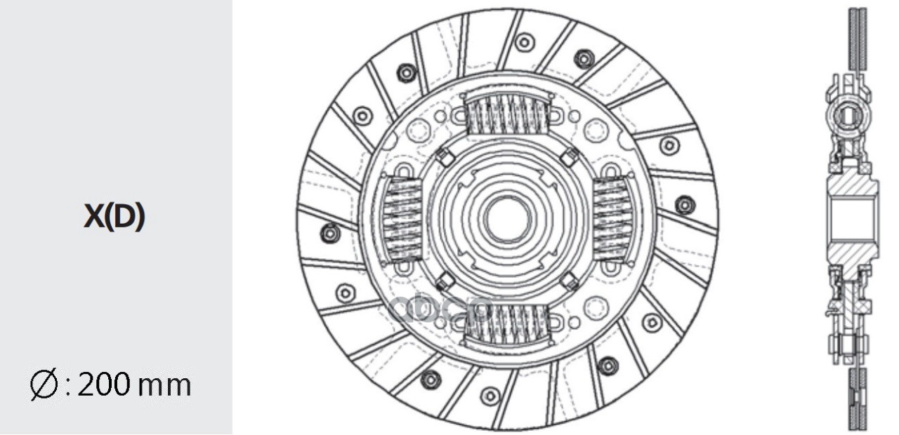 Диск Сцепления Valeo арт. NS68