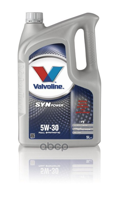 Valvoline Масло моторное синтетическое SynPower FE 5W30 SP, A5/B5 5л