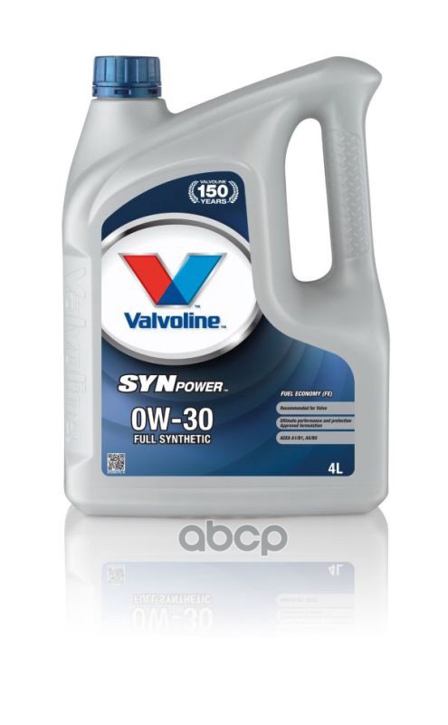 Valvoline Масло Моторное Synpower Fe 0W30 4Л
