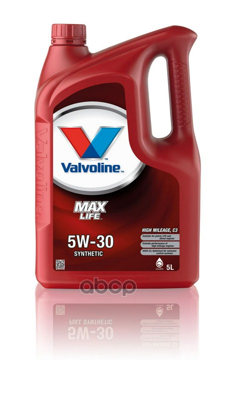 Valvoline Масло Моторное Maxlife C3 5W30 5Л Valvoline 881676