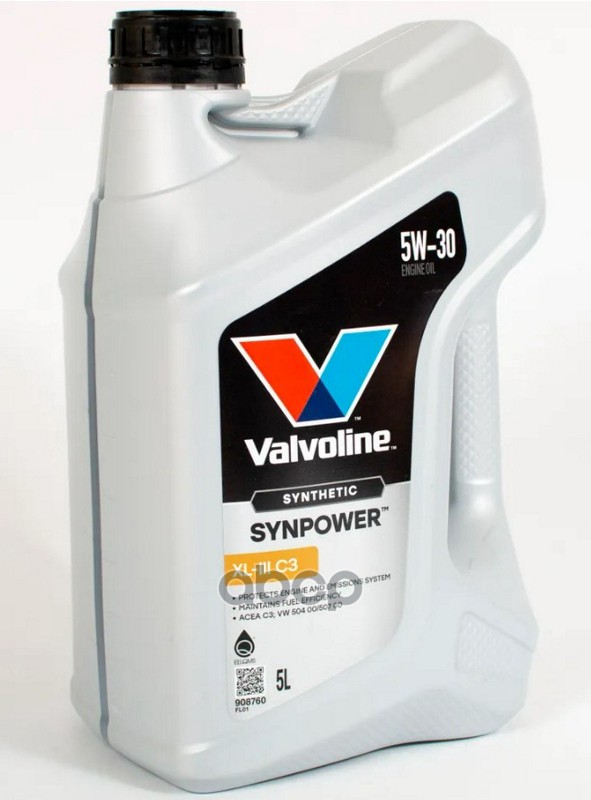 МАСЛО МОТОРНОЕ СИНТ. SYNPOWER XL-III C3 5W30 (E5L) 908760 Valvoline арт. 908760