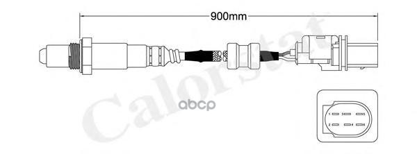 Датчик Кислородный (Лямбда-Зонд) Ls150053 Vernet арт. LS150053