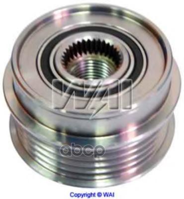 Шкив генератора WAI арт. 24-91106