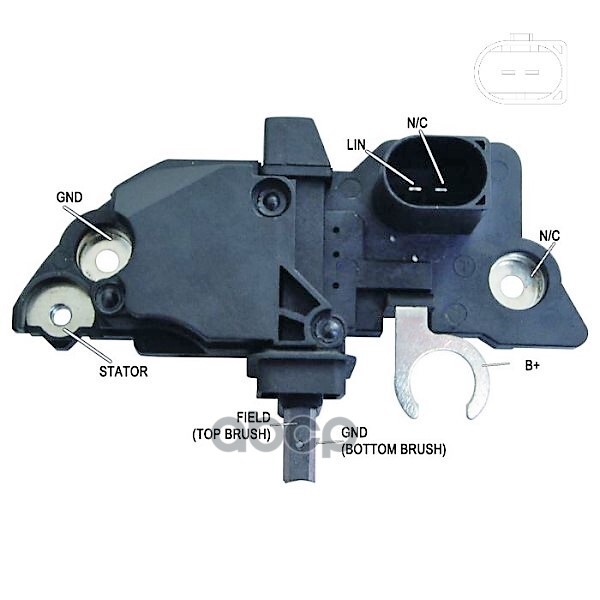 Transpo регулятор напряжения генератора Audi  VW WAI арт. ib6197