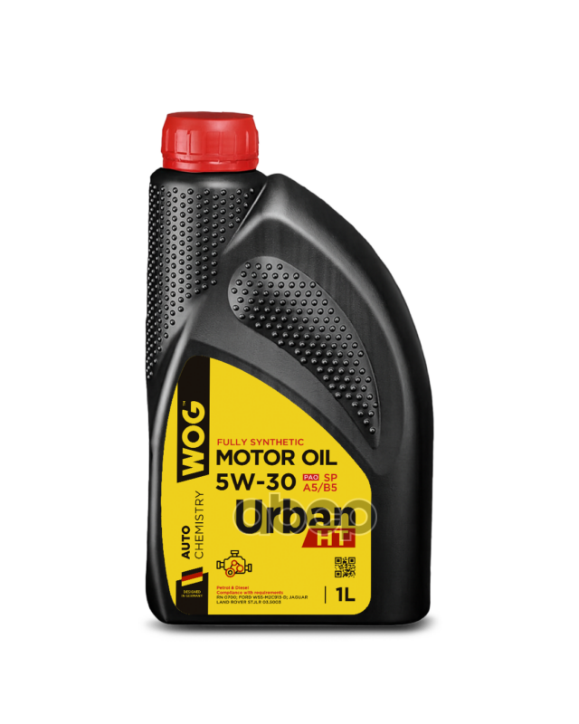 WOG Масло моторное синтетическое URBAN HT PAO 5W30 SP, A5/B5 1л