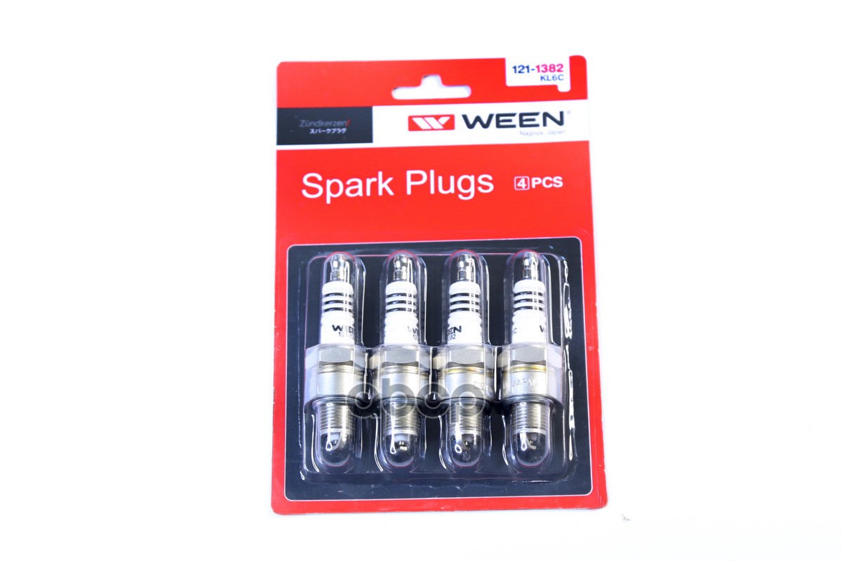 Свечи зажигания дв. ZMZ 402 GAZ Gazelle, Sobol, Volga WEEN 121-1382 Ween арт. 121-1382