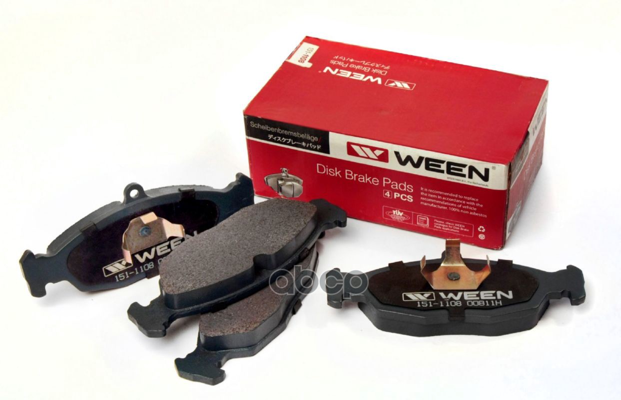 Тормозные колодки дисковые передние CHEVROLET Lanos  ZAZ Sens  Chance  DAEWOO Nexia  Lanos  OPEL Ast Ween арт. 151-1108