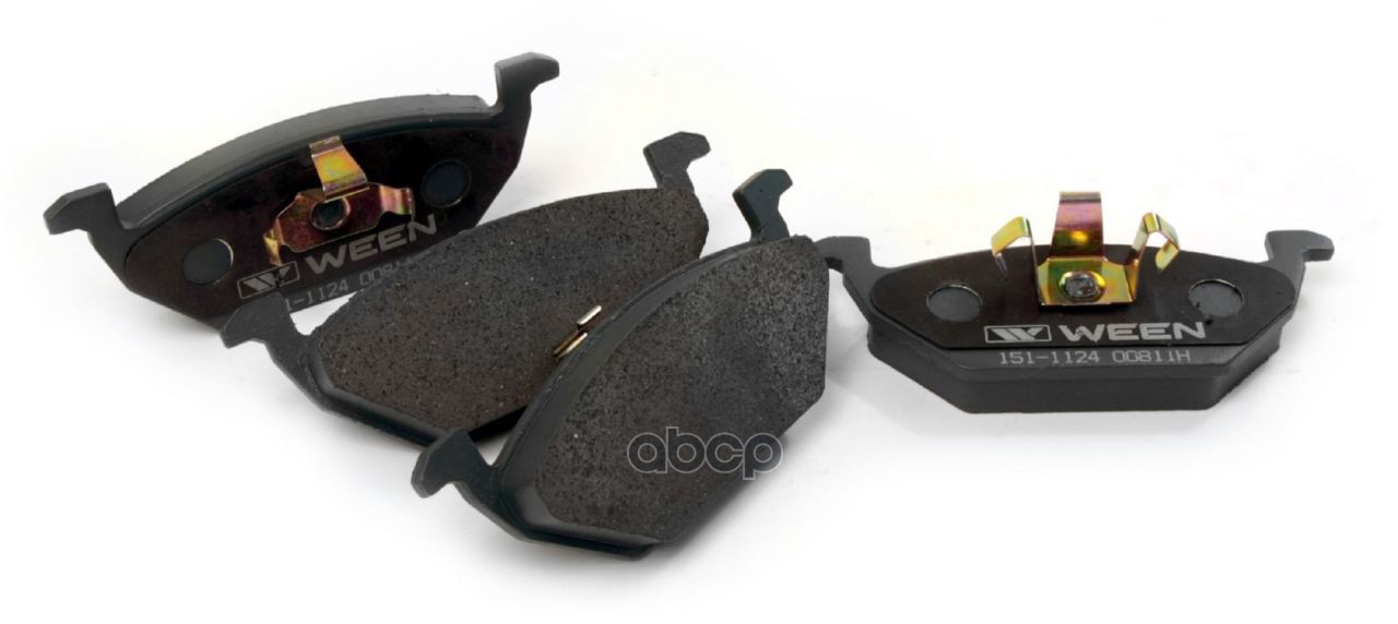 Тормозные колодки дисковые передние VW Polo sedan (6R 6C 9N)  Golf IV/VI  Jetta IV  AUDI A1 A3 (8L1) Ween арт. 151-1124