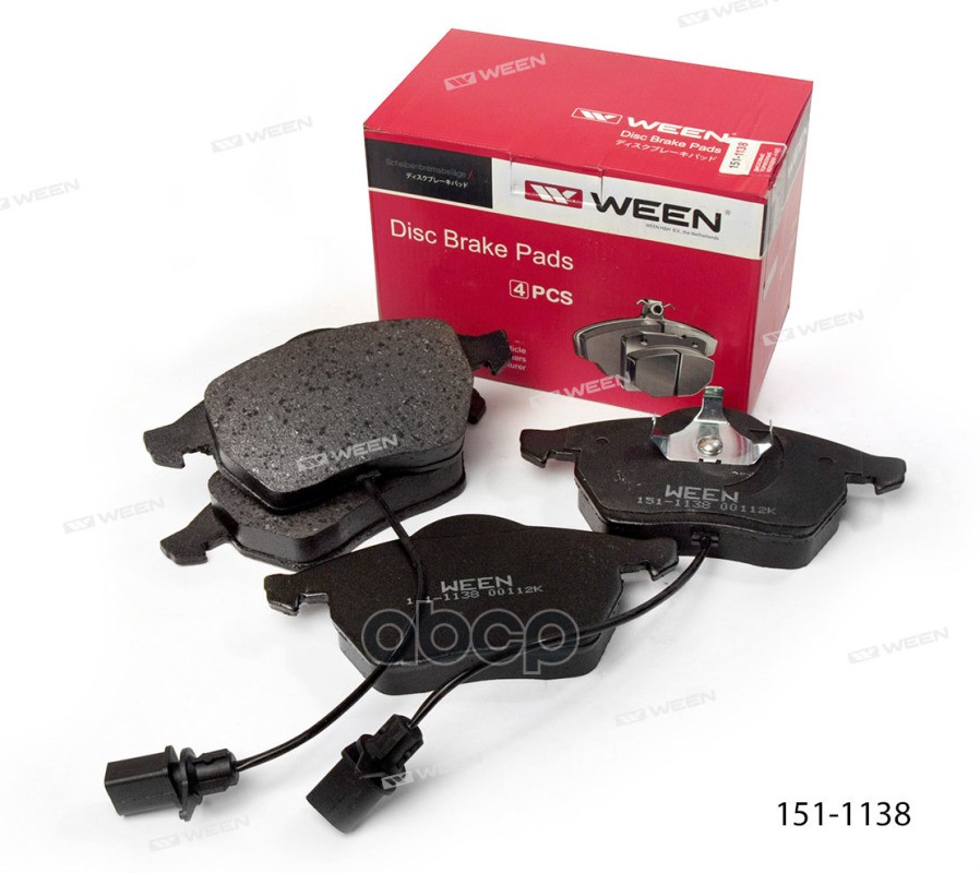 Тормозные колодки дисковые передние AUDI A4 A6 SKODA Super B  VW Passat  Golf IV  SEAT Exeo Ween арт. 151-1138