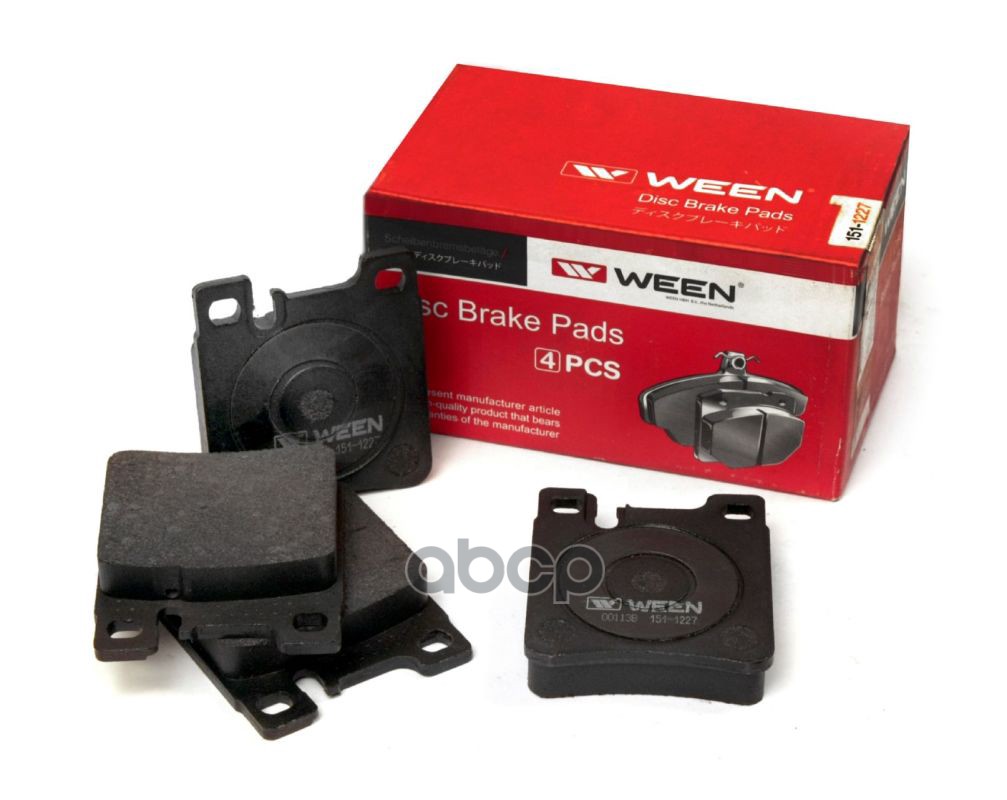 Тормозные Колодки Дисковые Задние Mercedes-Benz C-Class (S  W202  203)  Clk-Class (C208  209)  E-Cla Ween арт. 151-1227