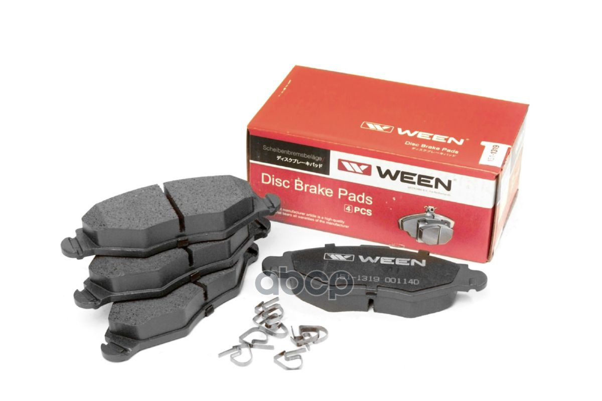 Тормозные колодки дисковые передние PEUGEOT 206  306 Ween арт. 151-1319