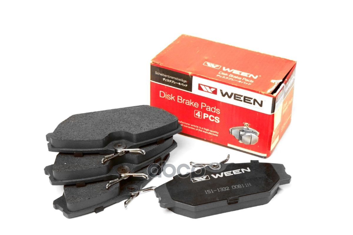 Тормозные колодки дисковые передние RENAULT Clio II  Laguna I  Laguna I  Megane I  Megane Scenic  Sa Ween арт. 151-1332