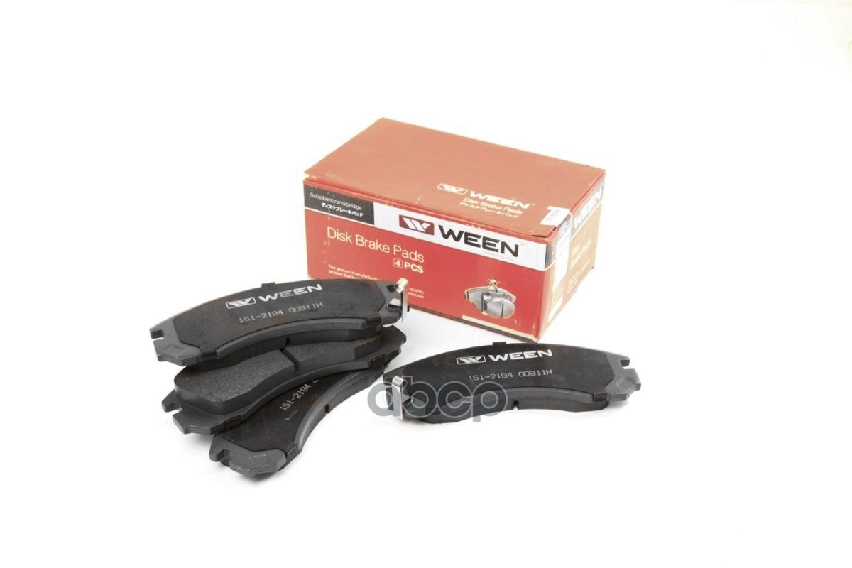 Тормозные колодки дисковые передние MITSUBISHI  CITRO?N C-Crosser (EP)  PEUGEOT 4007 (GP) Ween арт. 151-2194