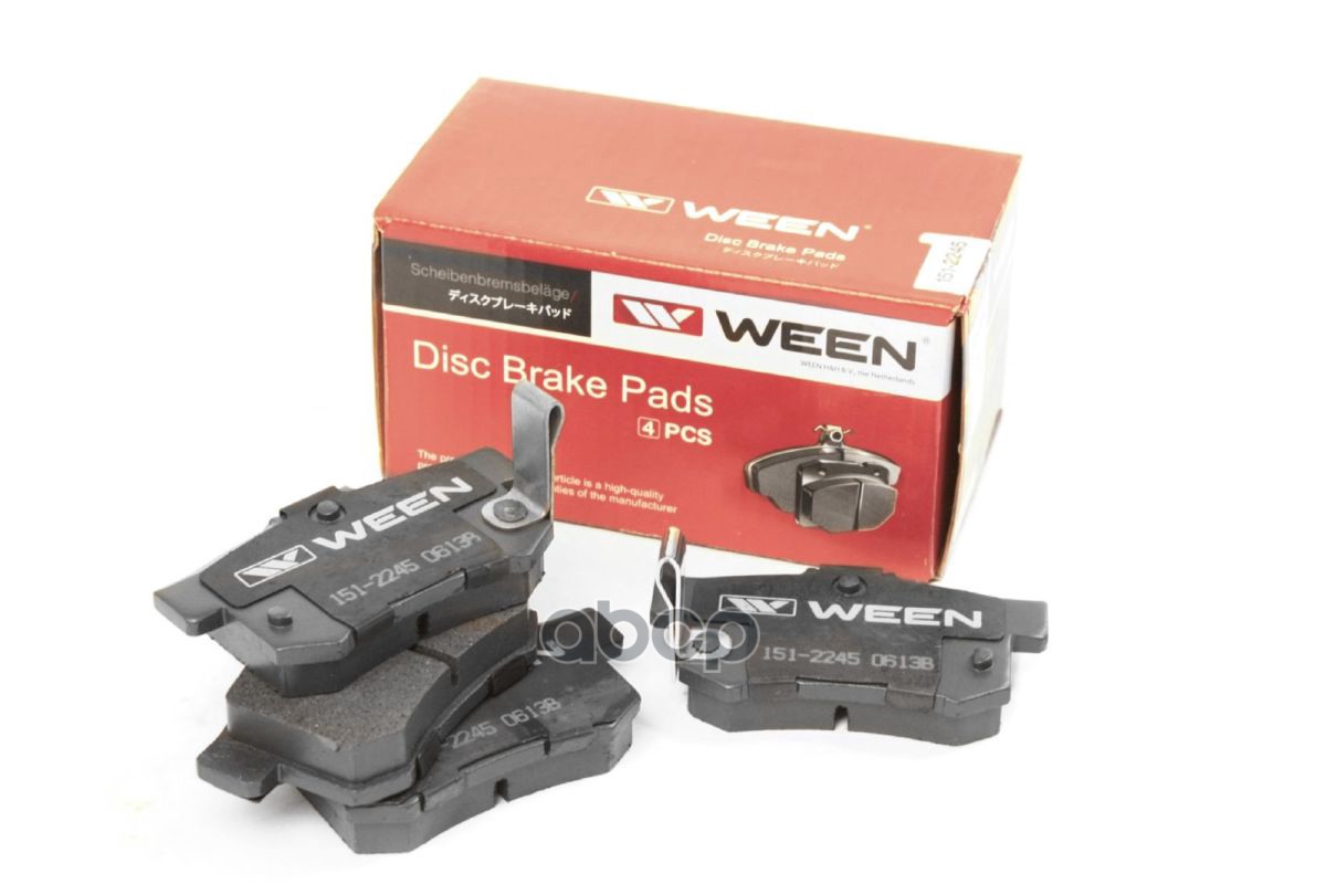 Тормозные колодки дисковые задние HONDA CR-V (RD), Stream (RN) WEEN 151-2245 Ween арт. 151-2245