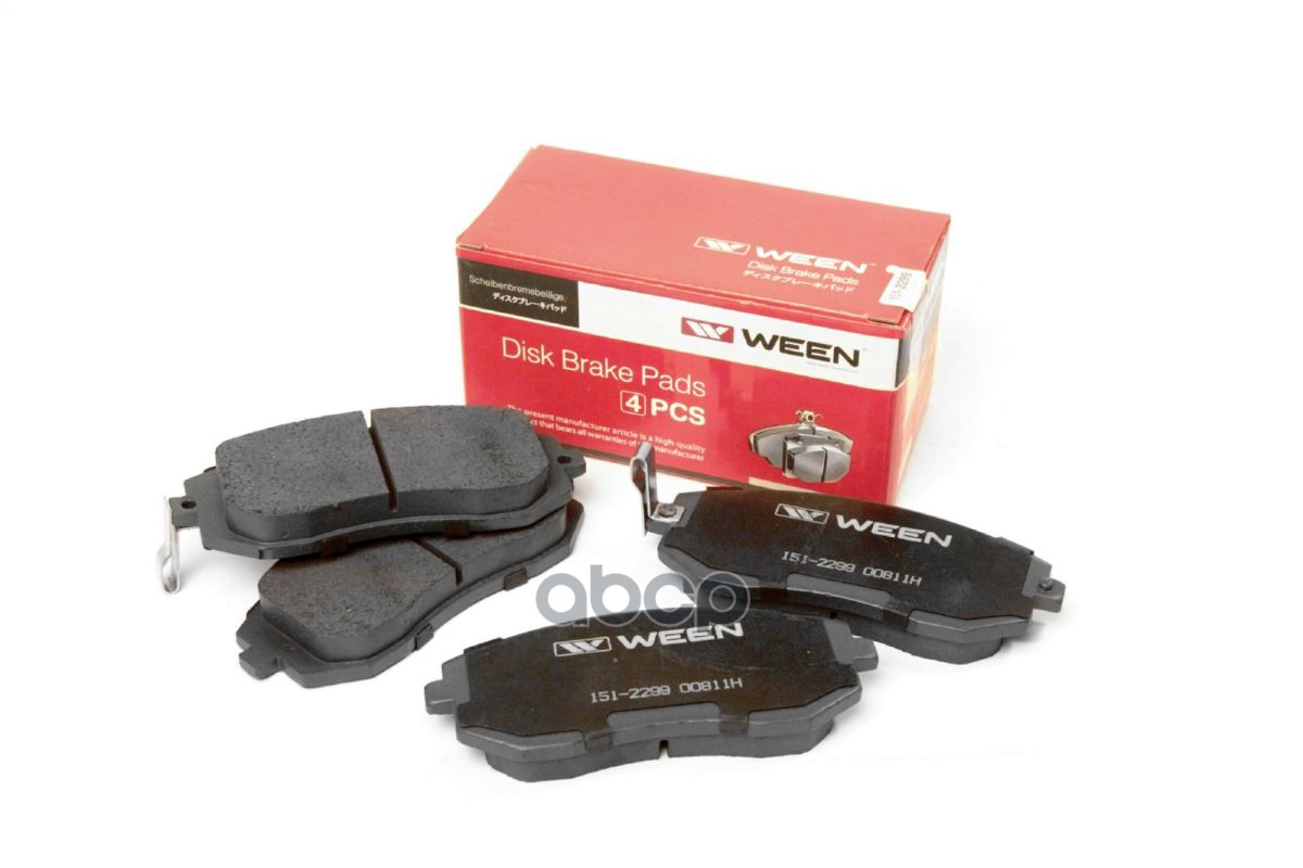 Тормозные колодки дисковые передние SUBARU XV  Forester (SG)/(SH)/(SJ)  Impreza (GR  GH  G3)/(GP)/(G Ween арт. 151-2299