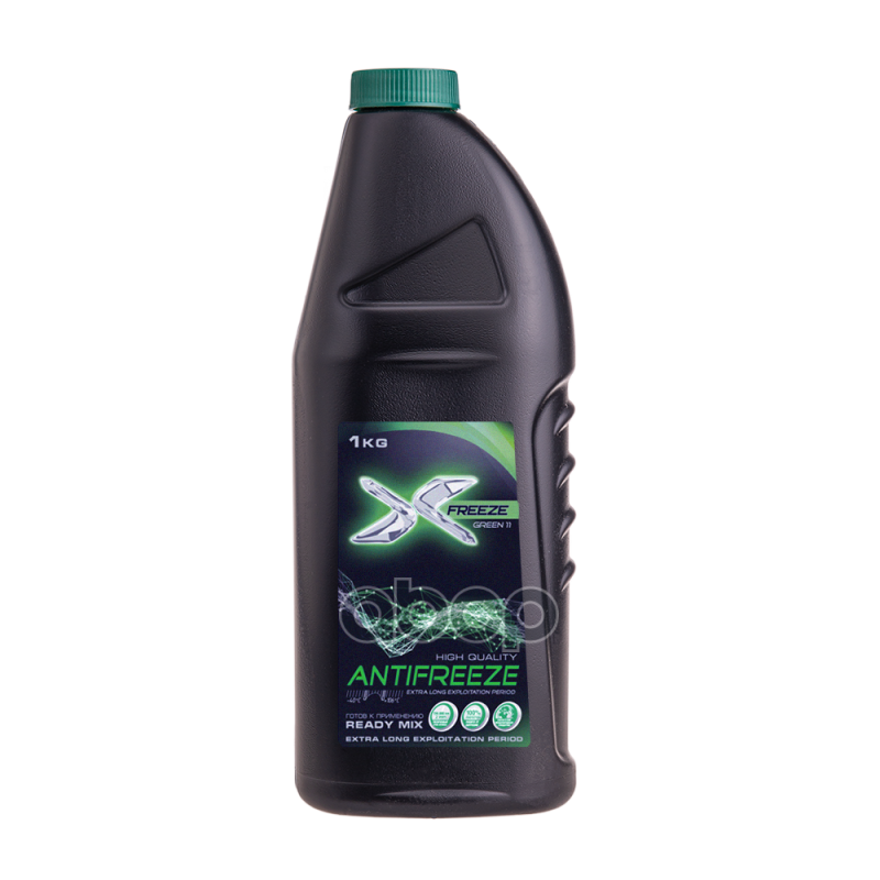 Антифриз готовый зеленый G11 1л X-FREEZE арт. 430206069