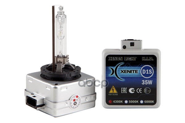 Лампа ксеноновая головного света D1S PK32d-2 4300K Premium 85V 35W Блистер 1шт Xenite арт. 1002004