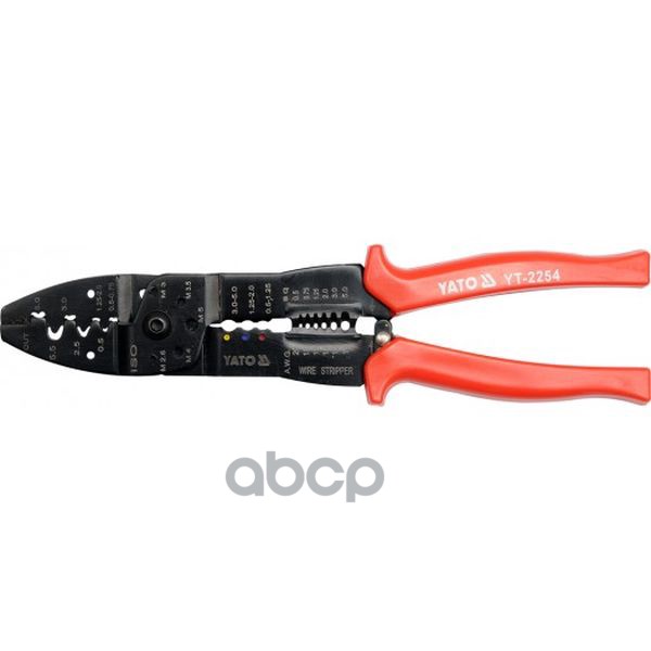 Клещи Для Обжима И Зачистки Проводов YATO арт. YT-2254