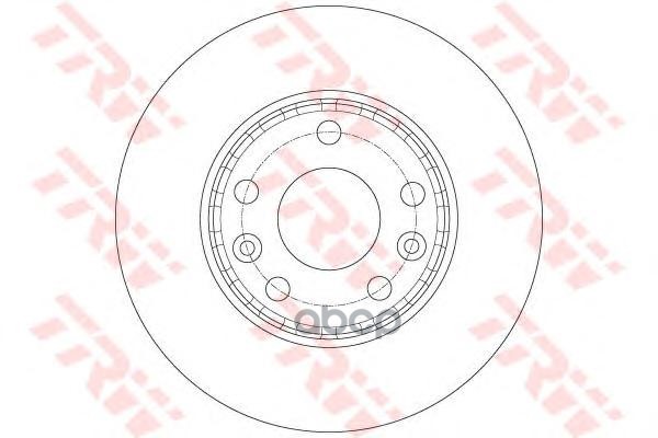 Диск тормозной(аналог TRW DF6072) DF6072ZFR ZF Russia арт. DF6072ZFR