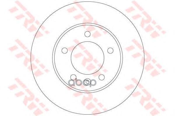 Диск тормозной(аналог TRW DF6120) DF6120ZFR ZF Russia арт. DF6120ZFR