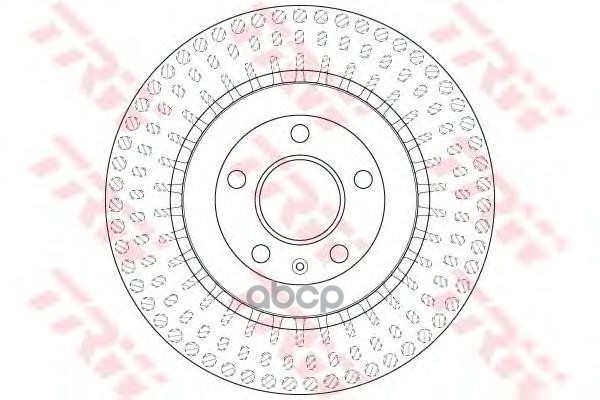 Диск тормозной задний AUDI A4/A5 07-/A6/A7/A8 10-/Q5 D 330мм. ZF Russia арт. df6175szfr