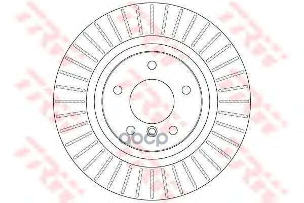 Диск тормозной задний BMW X3 II(F25) /Vent D=330mm ZF Russia DF6352S ZFR ZF Russia арт. DF6352S ZFR