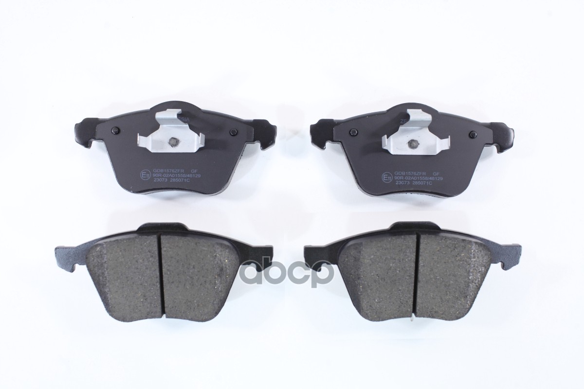 Колодки передние VOLVO XC90 02-> для диска 16" ZF Russia GDB1576 ZFR ZF Russia арт. GDB1576 ZFR