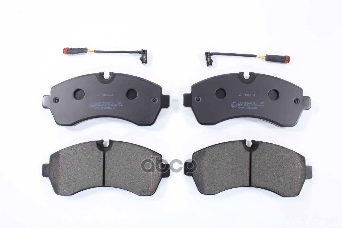 Колодки тормозные дисковые передние MB: SPRINTER 3,5-t Box (906), 310 CDI (906.631, 906 ZF Russia арт. GDB1696ZFR