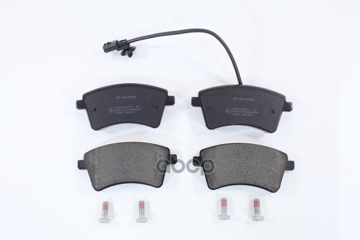 Колодки тормозные дисковые (аналог TRW GDB1785) GDB1785ZFR ZF Russia арт. GDB1785ZFR