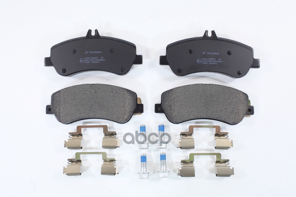КОЛОДКИ ТОРМОЗНЫЕ GDB1798ZFR ZF Russia арт. GDB1798ZFR