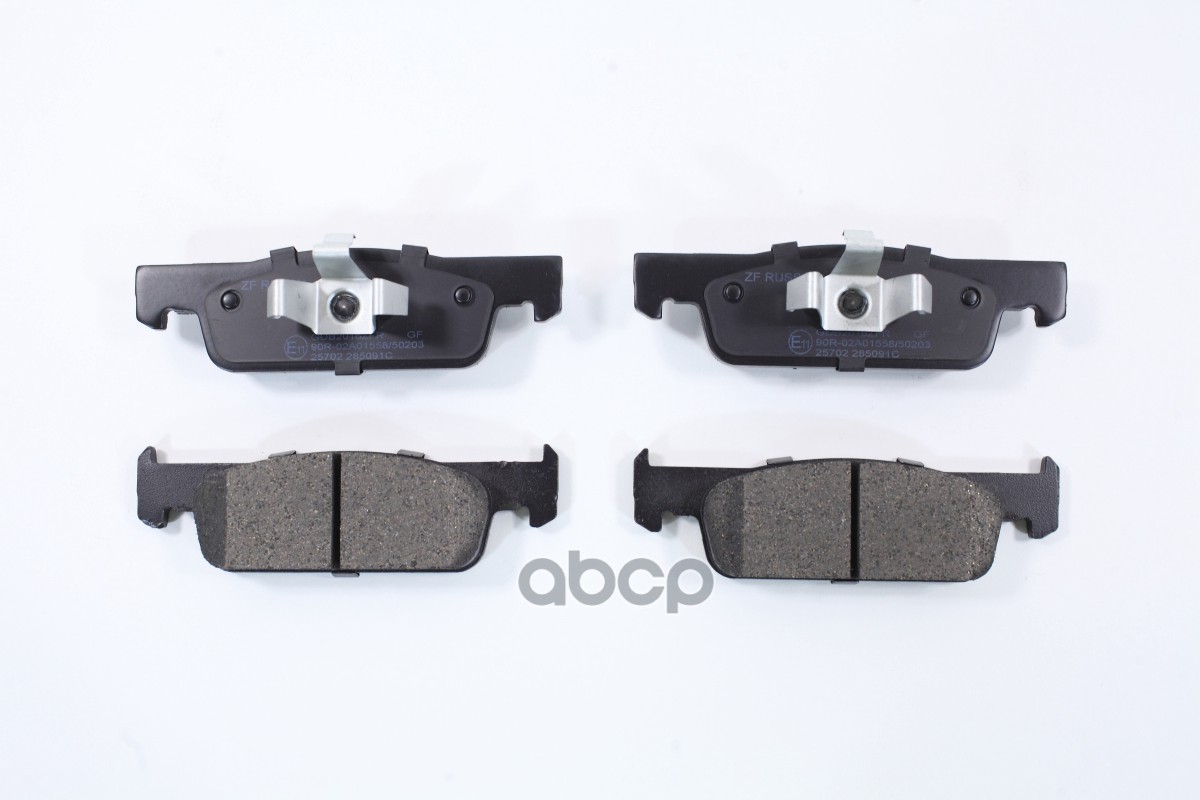 Колодки тормозные дисковые передние RENAULT: CLIO IV (BH), 0.9 TCe 90, 1.2 16V, 1.5 dCi 75, 1.5 ZF Russia арт. GDB2016ZFR