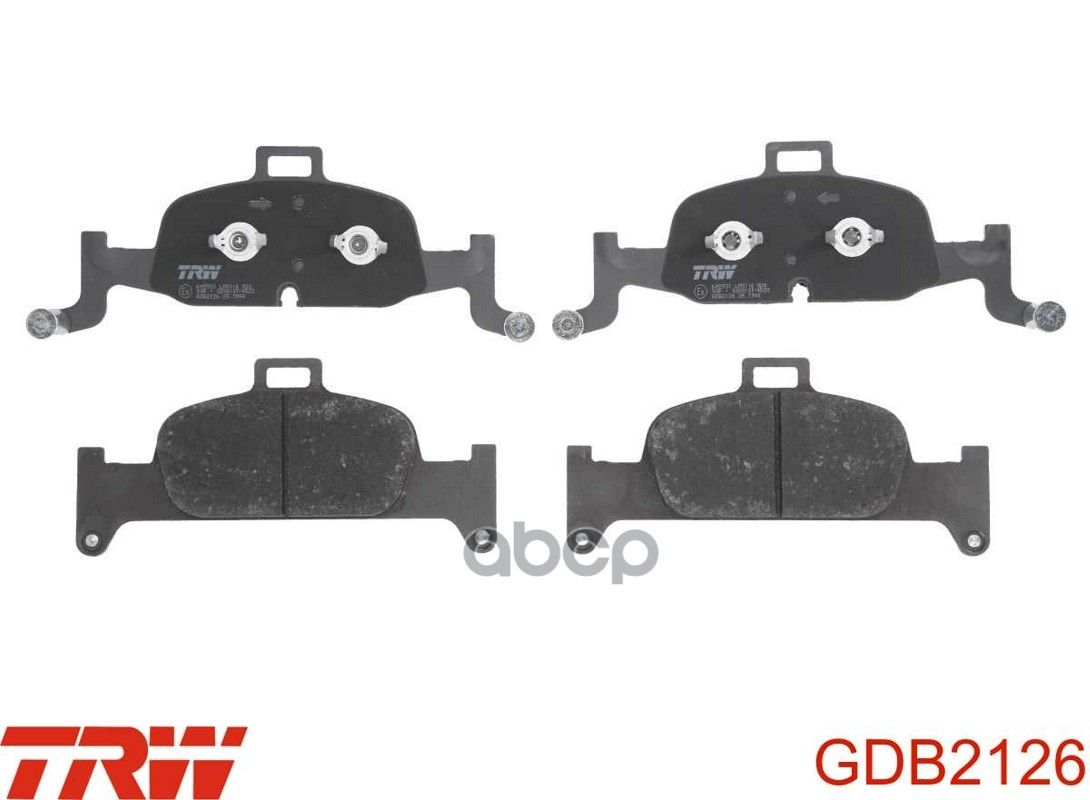 Колодки тормозные  дисковые передние AUDI A4 15-/A5/Q5 16- ZF Russia арт. GDB2126ZFR