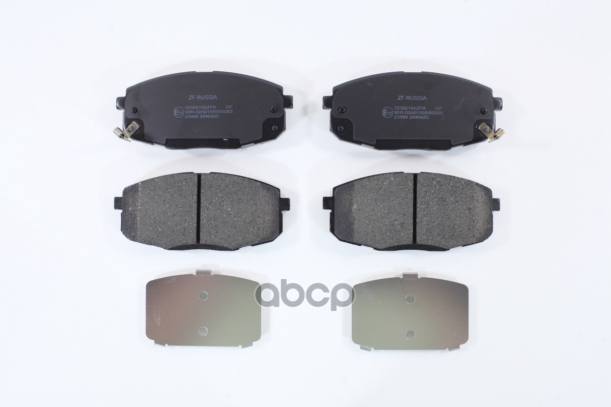 Колодки тормозные дисковые передние HYUNDAI CRETA 16- ZF Russia арт. GDB2192ZFR