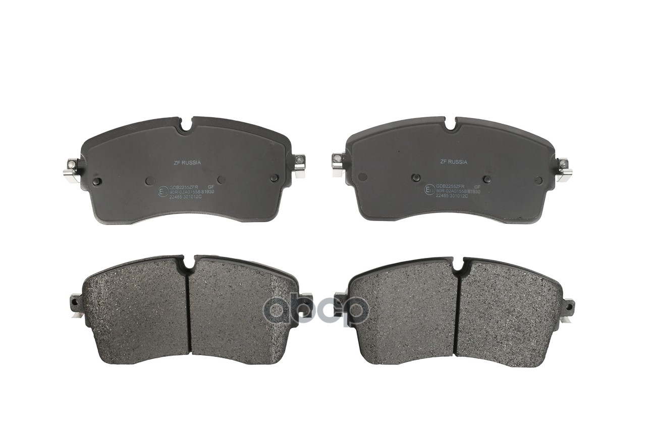 Колодки тормозные дисковые LAND ROVER DISCOVERY V 2016- , RANGE ROVER SPORT ZF Russia арт. GDB2255ZFR
