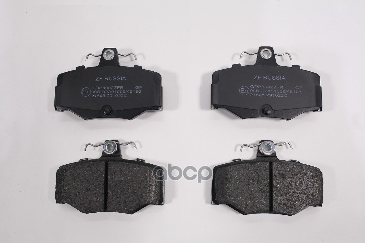 Колодки тормозные ZF Russia GDB3092ZFR ZF Russia арт. GDB3092ZFR