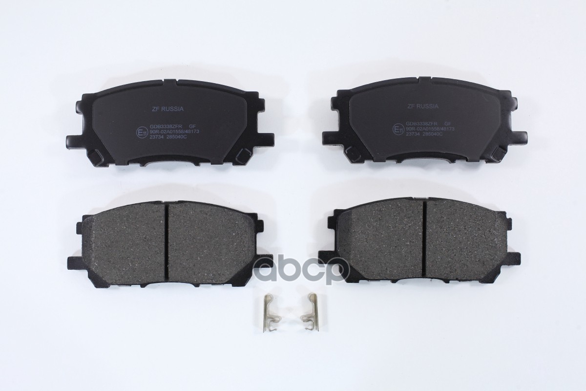 Колодки Тормозные  Дисковые Передние Lexus: Rx (U3),  300 (Mcu35),  330 (Mcu38),  330 Awd (Mcu38), ZF Russia арт. GDB3338ZFR
