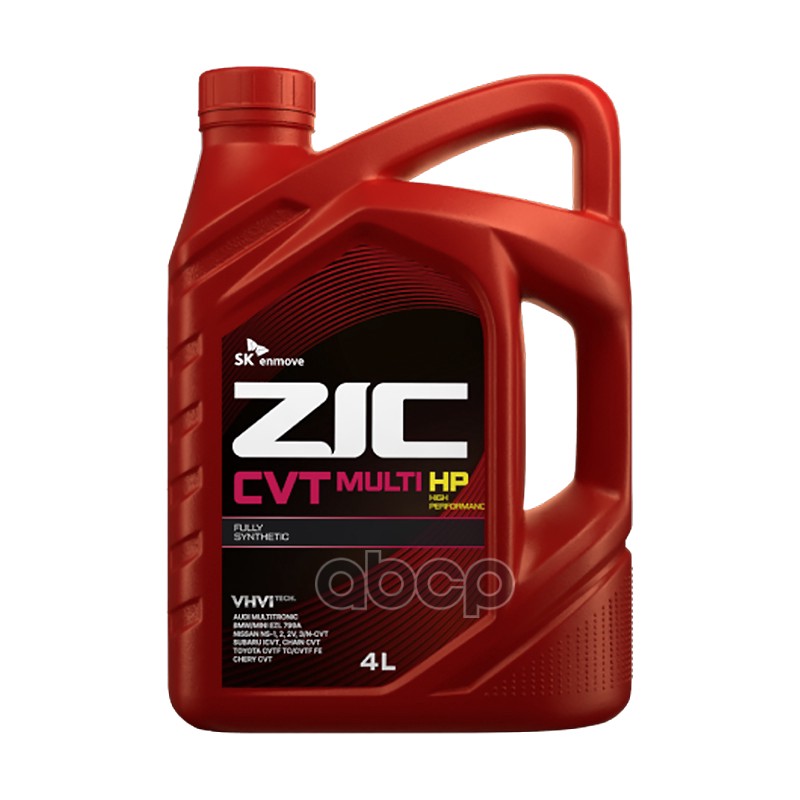 Масло трансмиссионное ZIC CVT Multi HP синтетическое 4 л 162694 ZIC арт. 162694