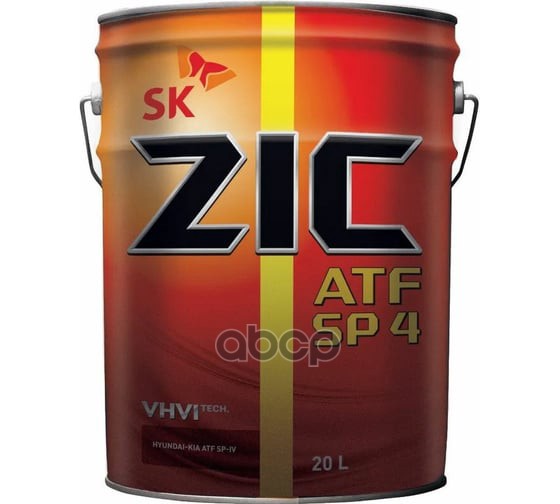Масло трансмиссионное ZIC ATF SP 4 синтетическое 20 л 192646 ZIC арт. 192646