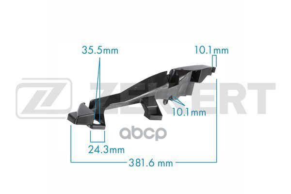 Кронштейн левый переднего бампера Toyota Zekkert арт. be-1056