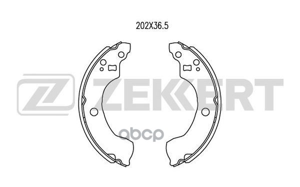 Колодки торм. бараб. задн. Nissan Almera (N16) 00-  Primera (P11) 99- Zekkert арт. bk-4030