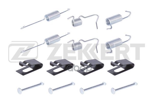 Комплект установочный задн. торм. колодок Nissan Qashqai (J10) 07-  X-Trail (T31) 07-  Toyota Coroll Zekkert арт. br-1515