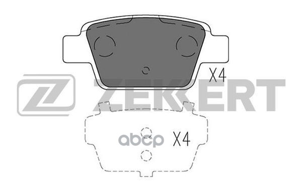 Колодки торм. диск. задн. Alfa Romeo Mito (955) 08-  Fiat Bravo (198) 06-  Linea (323) 07-  Multipla Zekkert арт. bs-2920