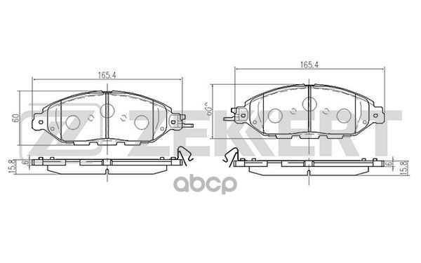 Колодки торм. диск. передн. Nissan Murano (Z52) 14-  Pathfinder (R52) 12-  QX60 (L50) 12- Zekkert арт. bs-3015