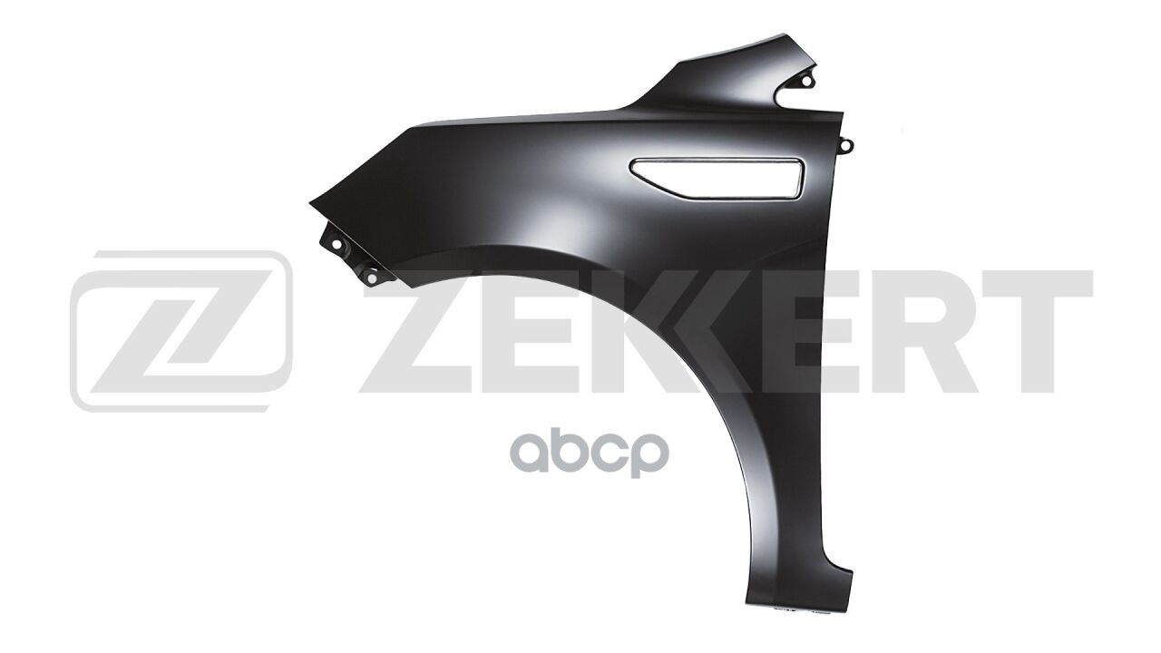 Крыло переднее левое Kia Rio III 11- с отв. под повторитель (Тайвань) Zekkert арт. kt-1051